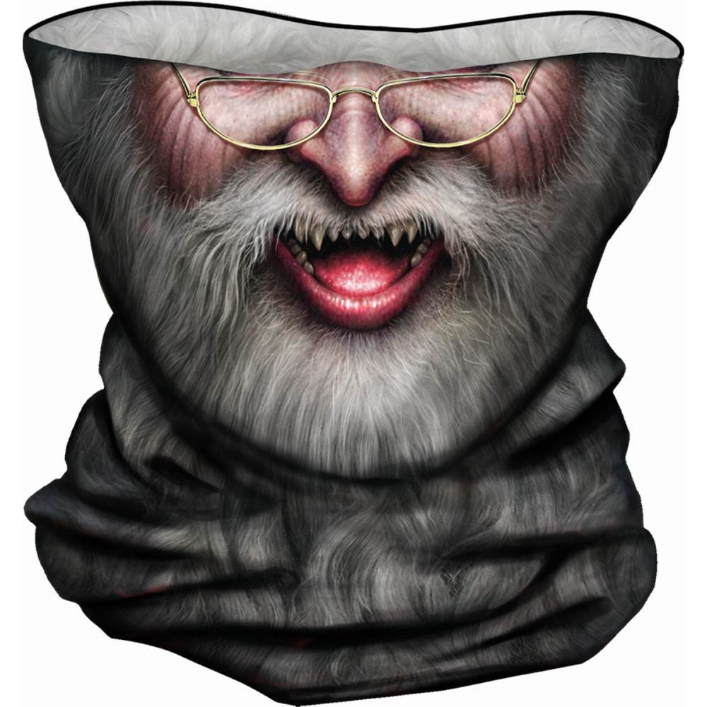 Spiral - SANTA WRAP Snood/Scarf - Face mask - Black